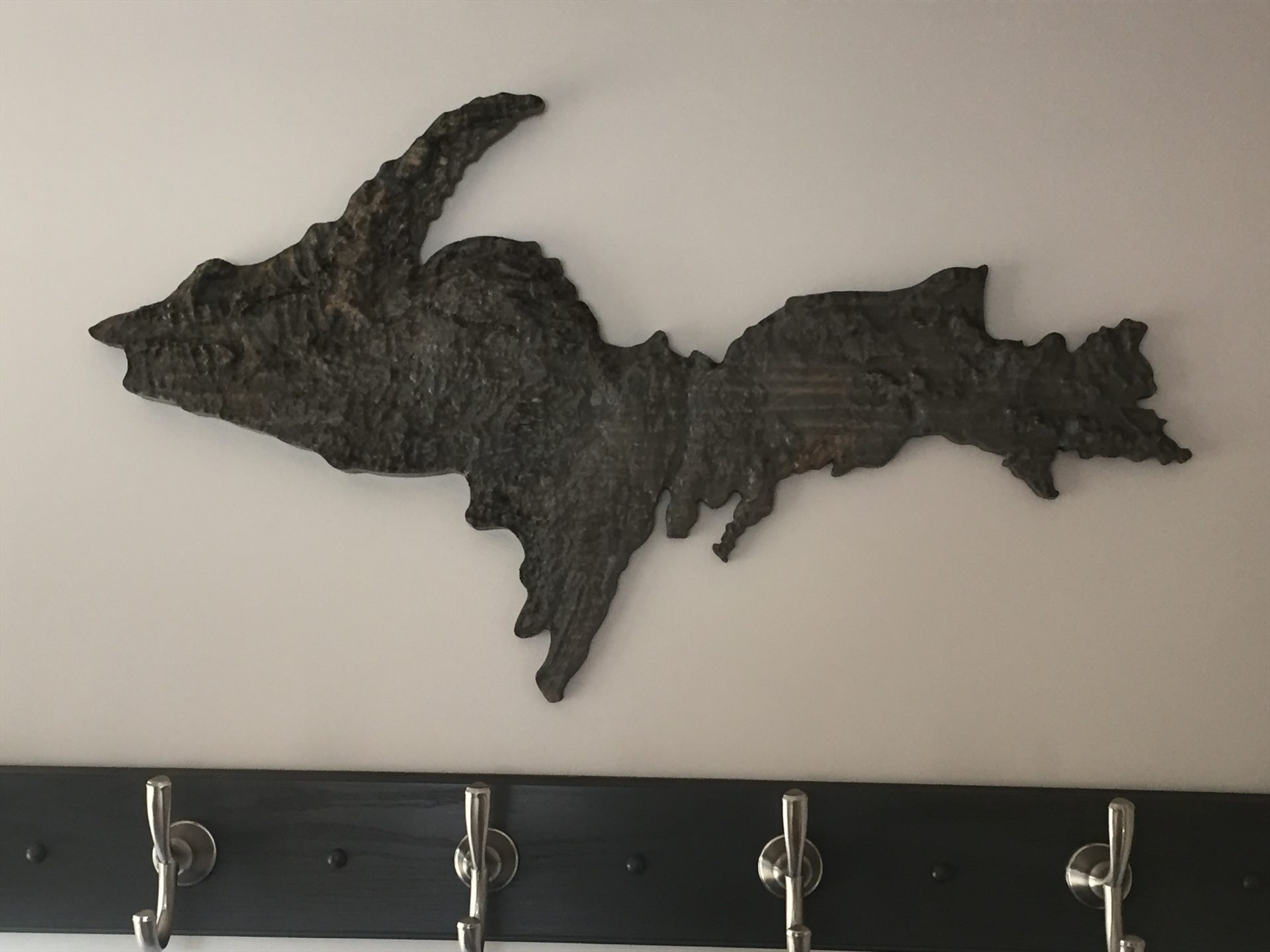 Cast study shaped as Michigan's Upper Peninsula