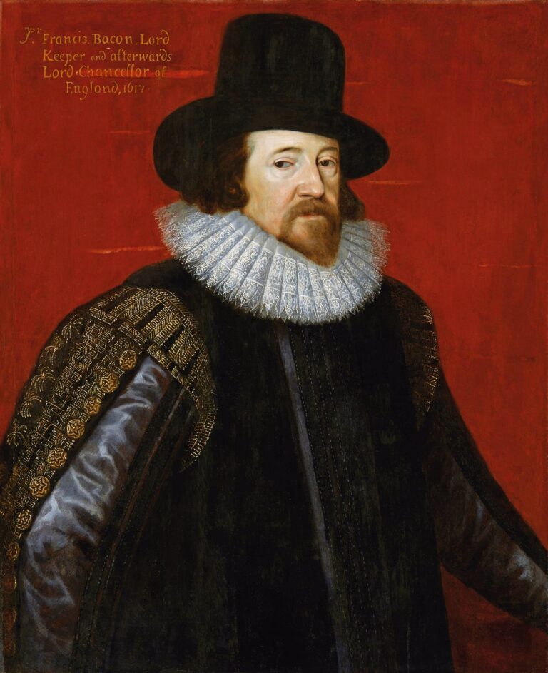Historical portrait of Francis Bacon
