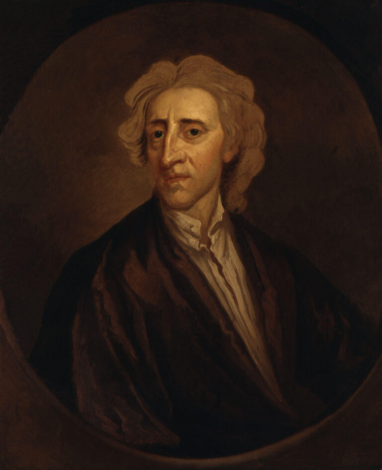 Historical portrait of John Locke